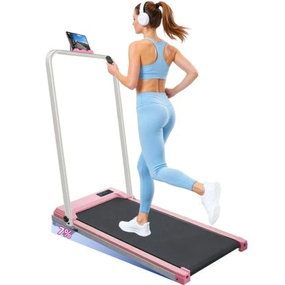 Treadmill Walking Pad Running Machine 8KM/H under Desk Treadmill with Holder