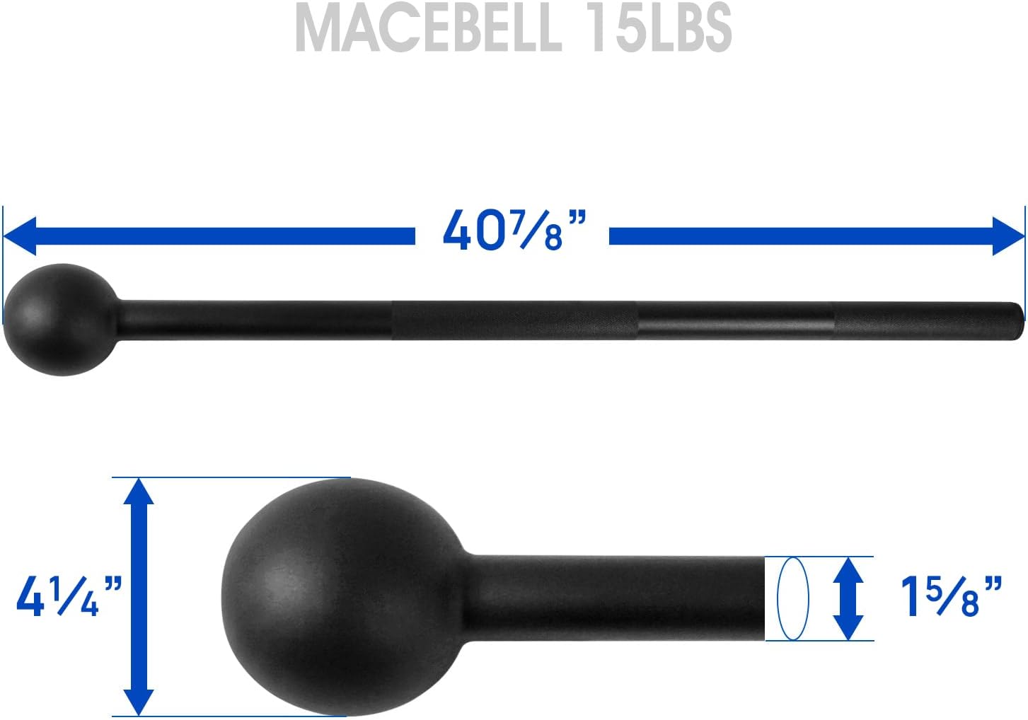 Elevate Your Strength Training with Our Versatile Steel Mace Bell - Perfect for Full Body Workouts and Muscle Toning!
