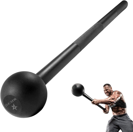 Elevate Your Strength Training with Our Versatile Steel Mace Bell - Perfect for Full Body Workouts and Muscle Toning!