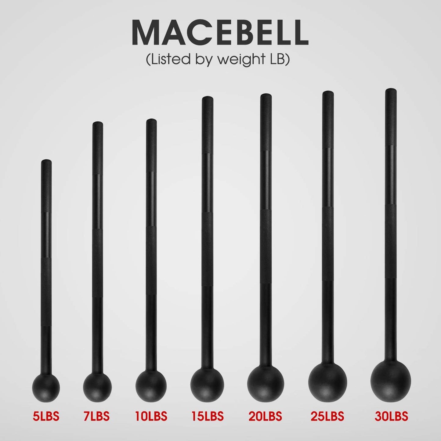 Elevate Your Strength Training with Our Versatile Steel Mace Bell - Perfect for Full Body Workouts and Muscle Toning!