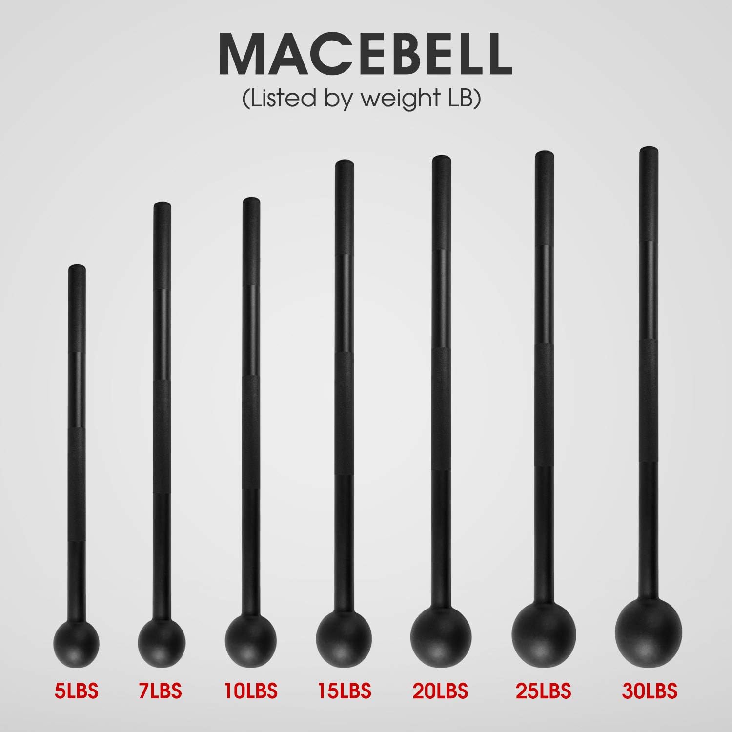 Elevate Your Strength Training with Our Versatile Steel Mace Bell - Perfect for Full Body Workouts and Muscle Toning!