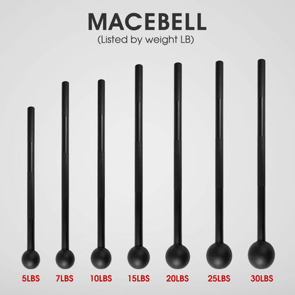 Elevate Your Strength Training with Our Versatile Steel Mace Bell - Perfect for Full Body Workouts and Muscle Toning!