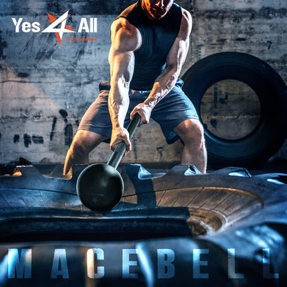 Elevate Your Strength Training with Our Versatile Steel Mace Bell - Perfect for Full Body Workouts and Muscle Toning!